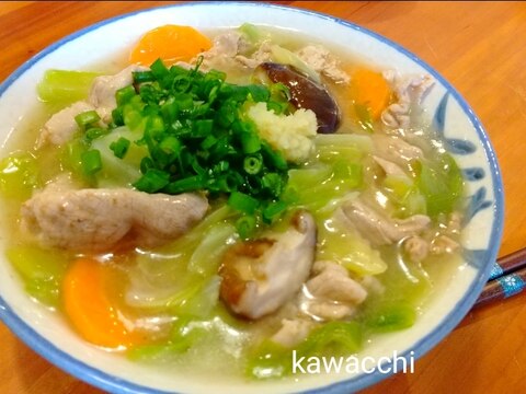 風邪を治したい時の あんかけうどん☆